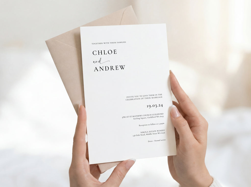 Prescott - Wedding Invitation