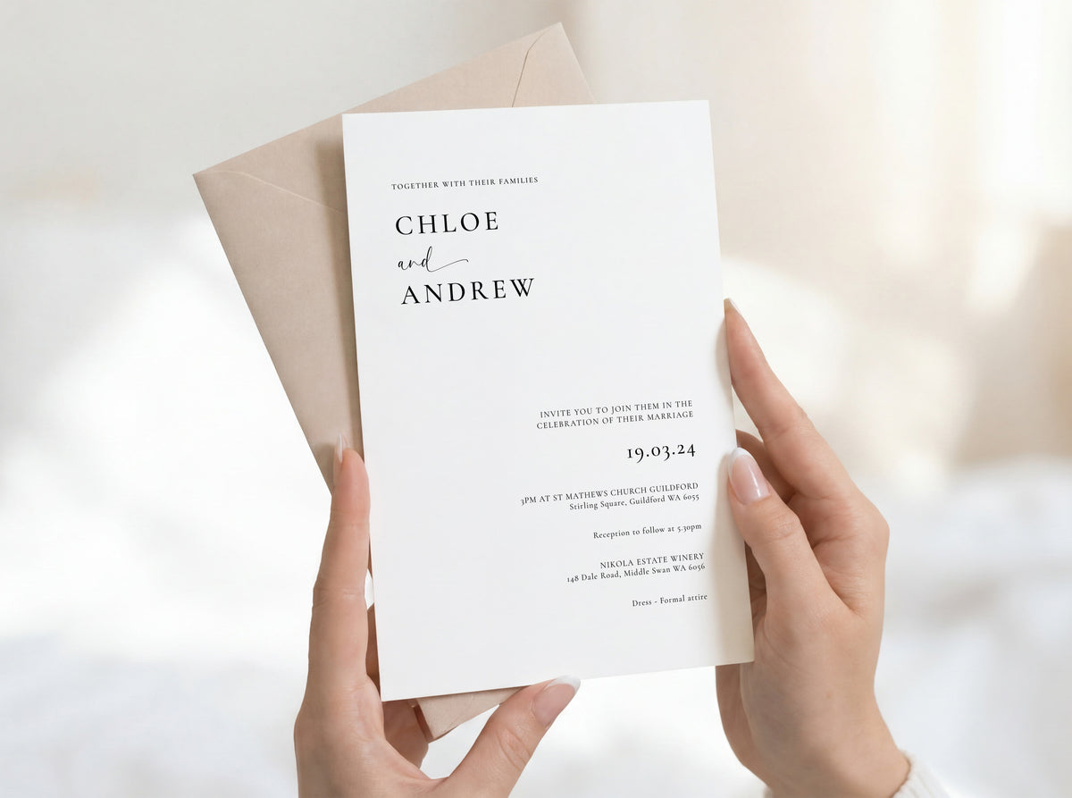 Prescott - Wedding Invitation