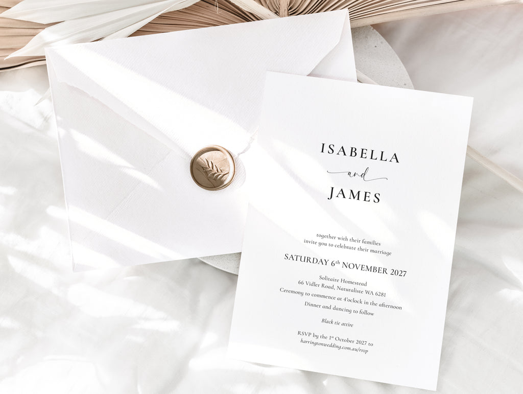 Maison - Wedding Invitation