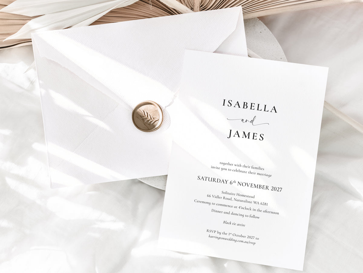 Maison - Wedding Invitation