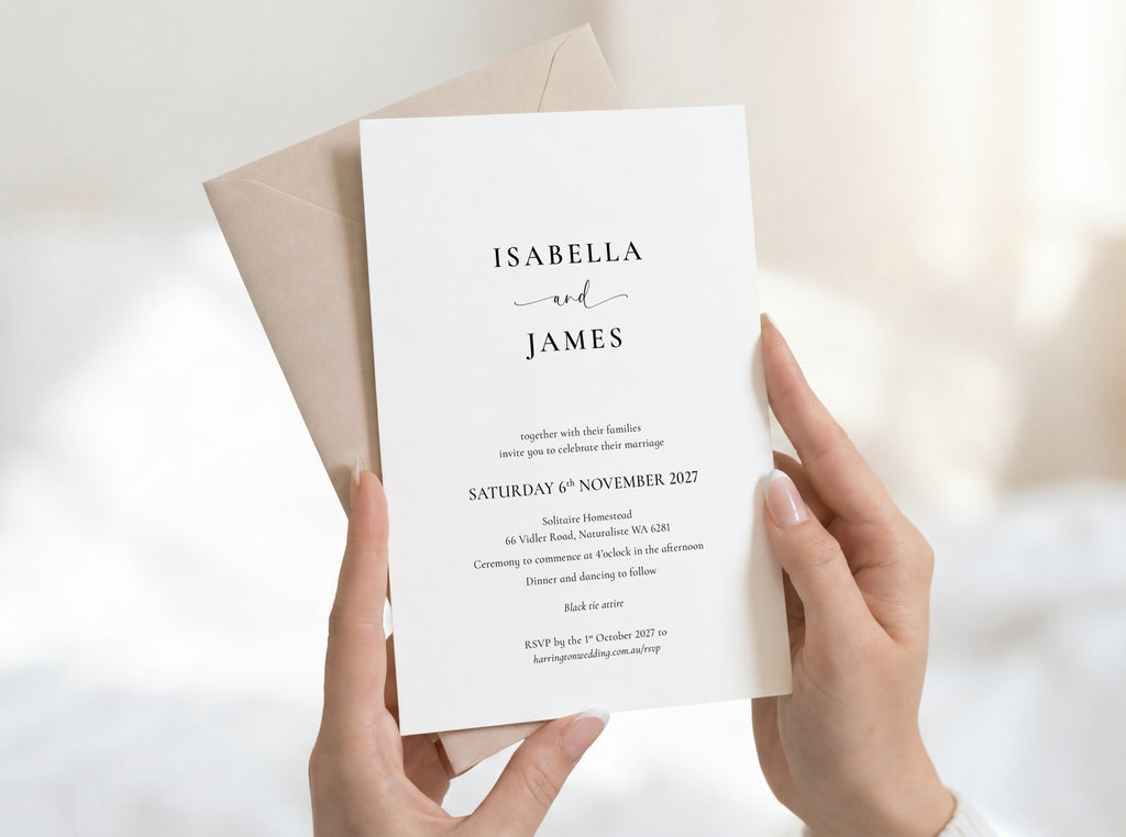 Maison - Wedding Invitation