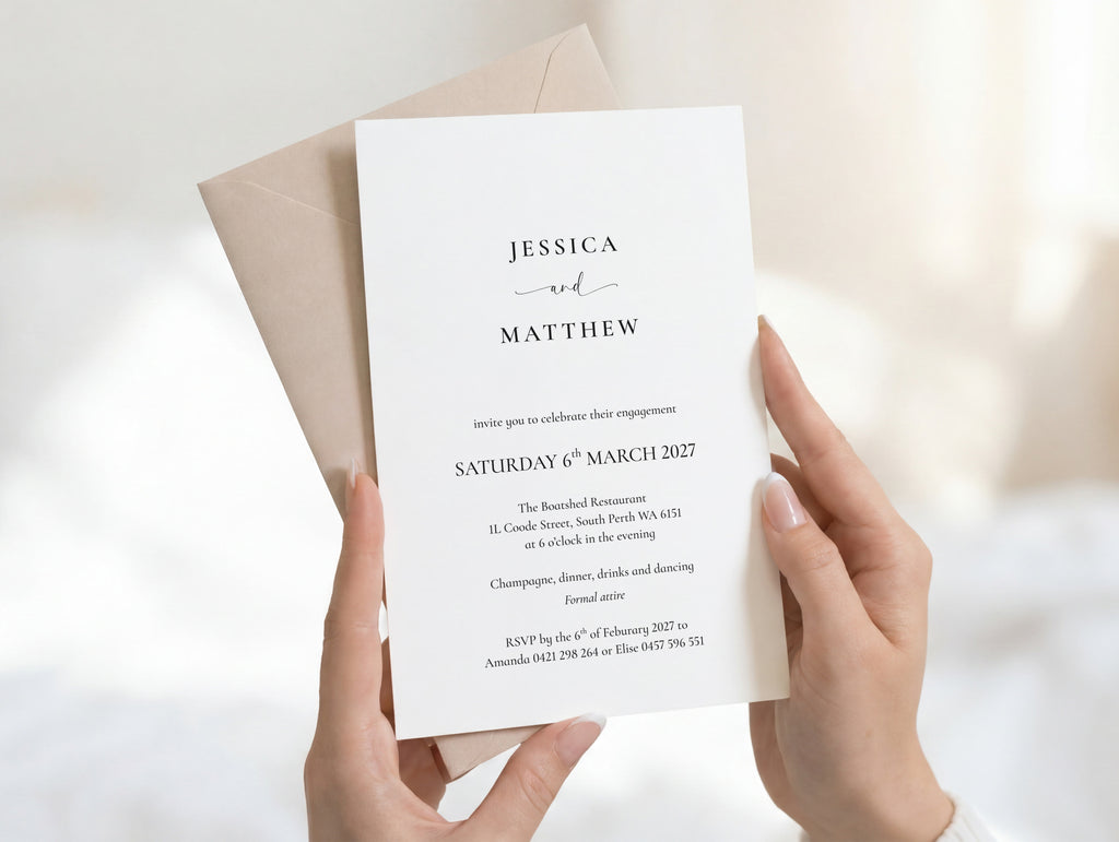Maison - Engagement Invitation