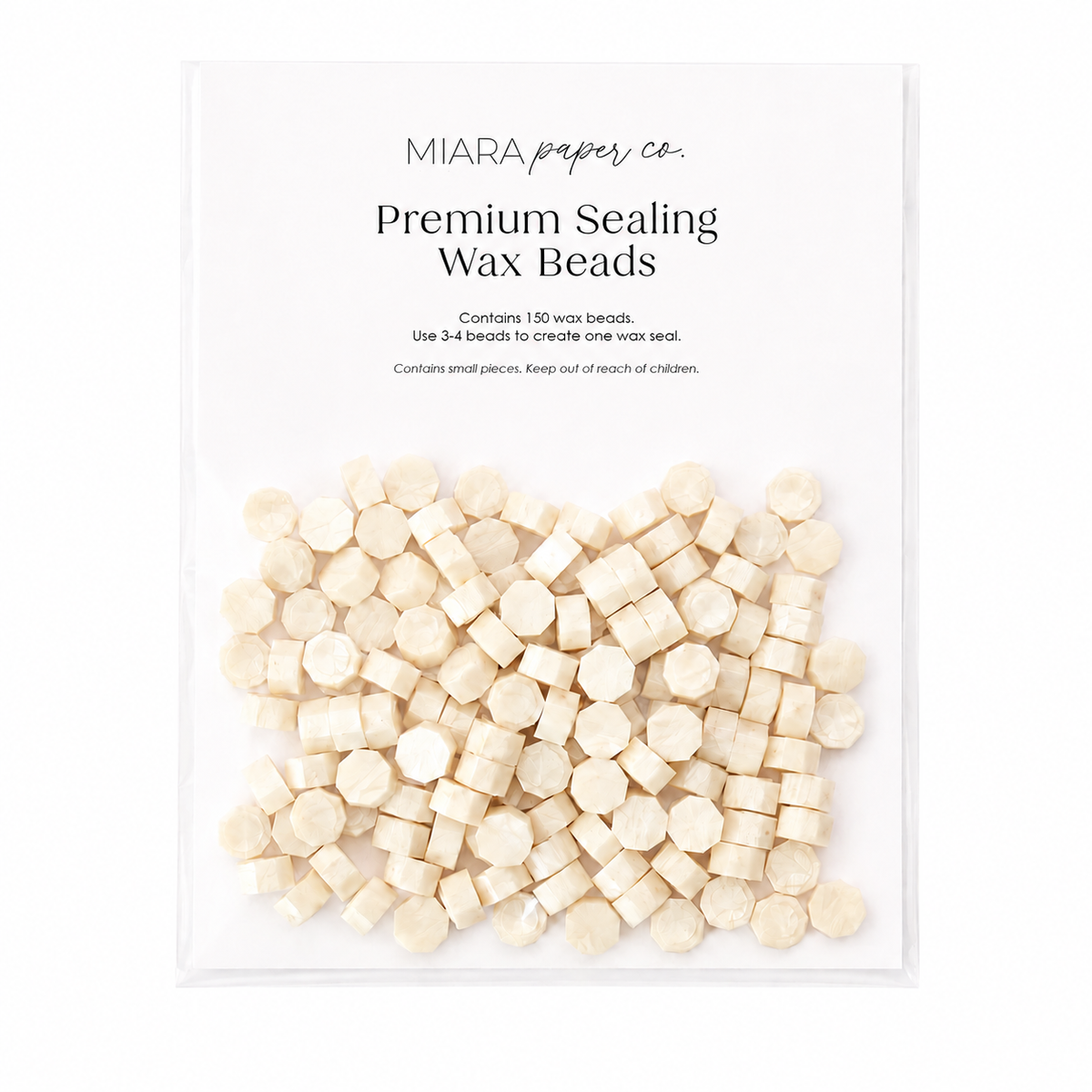 Sealing Wax Beads - Pearl White